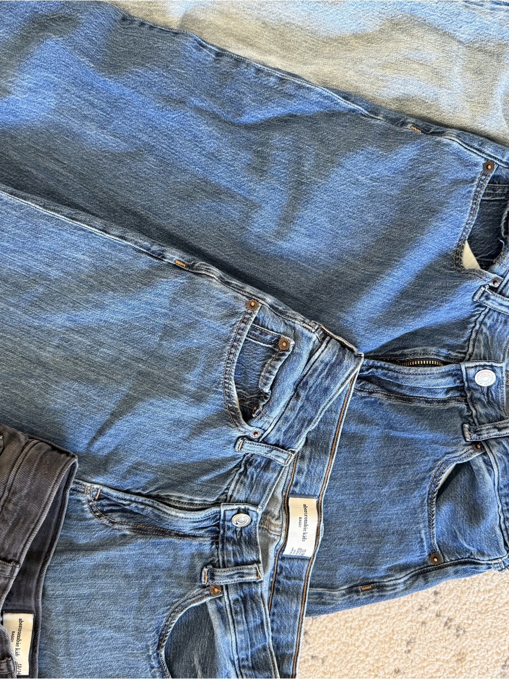 Abercrombie & Fitch Set of 13/14 Kids' loose and baggy Jeans